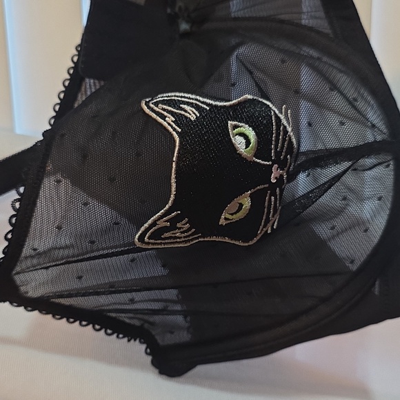 Torrid Black Mesh Bra with Delicate Details - Picture 2 of 7